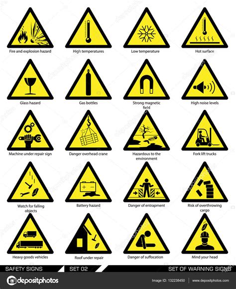 Conjunto De Se Ales De Seguridad Se Ales De Precauci N Vector