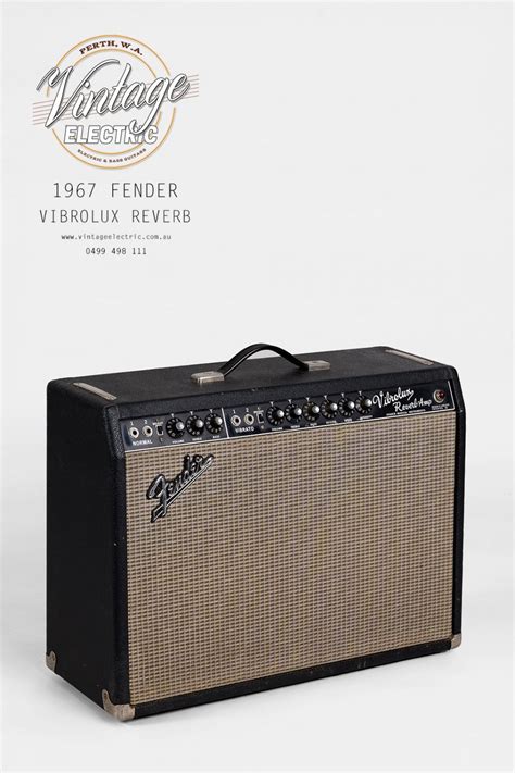 Fender Vibrolux Reverb Blackface Amplifier Vintage Electric