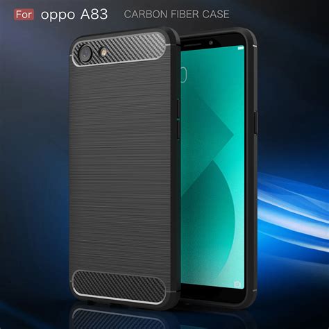 TPU Case For Oppo A83 Dual SIM TD LTE CN A83t Carbon Fiber Cover For