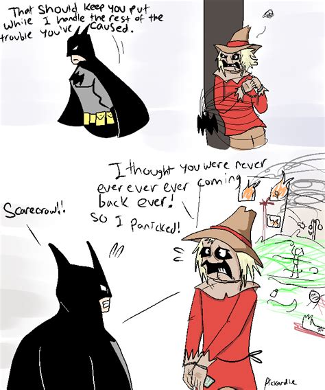 (Childish) Scarecrow & Batman; HILARIOUS XD | Scarecrow batman, Batman year one, First batman