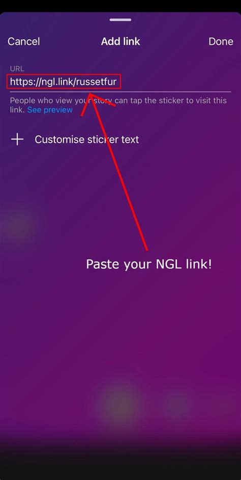 How To Add Ngl Link To Your Instagram Story Followchain