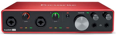 Аудиоинтерфейс FOCUSRITE Scarlett 8i6 3rd Gen по цене 58490 руб ...