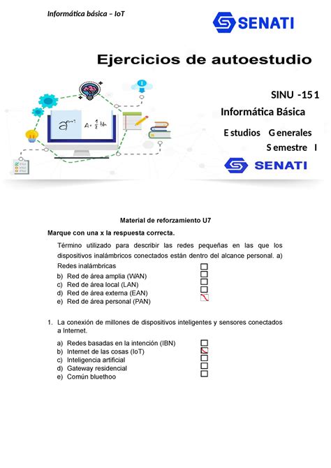 Unidad Material Reforzamiento Inform Tica B Sica Iot Material De