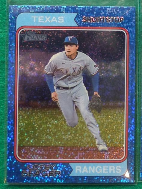 2023 Topps Heritage Chrome Blue Sparkle Refractors Your Choice EBay