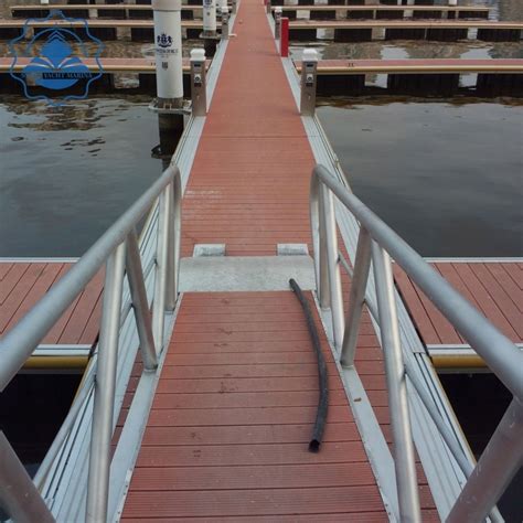 Aluminum Floating Dock Floating Boat Decking Bridge Walkway Marine