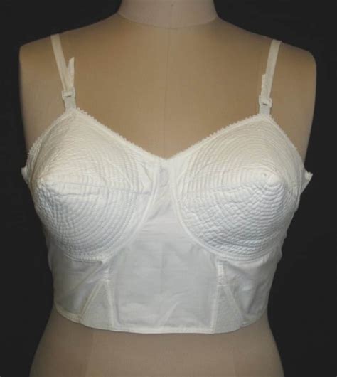 Vintage 1960s Longline Bullet Bra Size 44 Bust New In Etsy