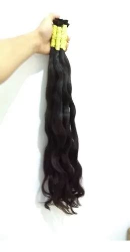 Cabelo Humano Liso Ondulado Virgem Cm Gr Pontas Cheias