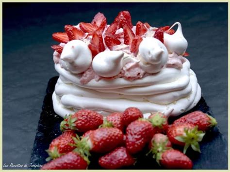 Pavlova Mousse Aux Gariguettes Recette Par Lesrecettesdejosephine