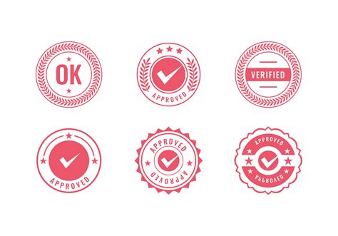 Cachet Logo Red Stamp Free Vector 150286 Vector Art at Vecteezy