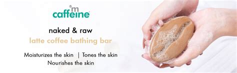 Buy MCaffeine Naked Raw Latte Coffee Bathing Bar Soap PH 5 5 For Moisturization With Almond
