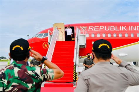 Bertolak Ke Sulawesi Tengah Jokowi Akan Tinjau Vaksinasi Hingga