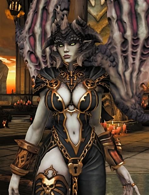 Rule 34 1girls Breasts Cleavage Clothing Darksiders Darksiders 2 Demon Demon Girl Demon Horns