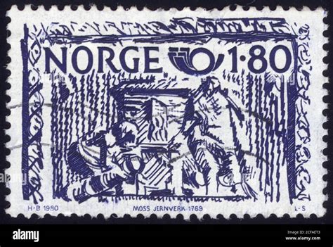 Postage Stamps Of The Norway Stamp Printed In The Norway Stamp