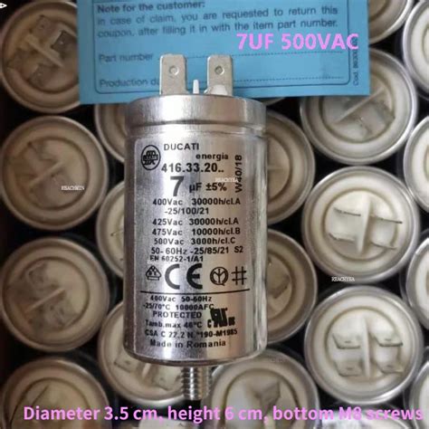 M Quina De Lavar Lou A Come Ar Capacitor 7uf 500vac 416 33 20flc 7mf