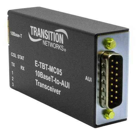 Transition Networks E Tbt Mc Ethernet Media Converter Sol Distribution