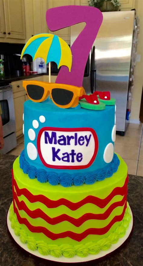 The Best Ideas for Pool Party Birthday Cake Ideas - Home Inspiration | DIY Crafts | Birthday ...