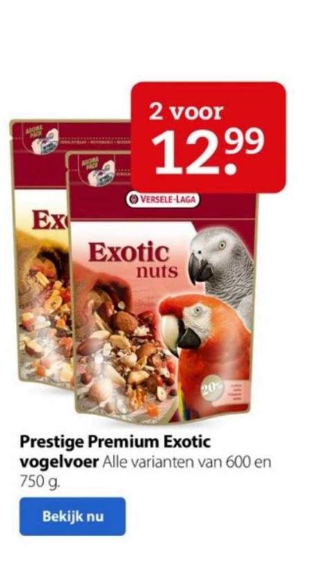 Versele Laga Prestige Premium Exotic Vogelvoer Aanbieding Bij Pets