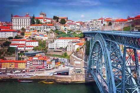 Dom Luis Bridge And The City Of Porto Portugal Photograph By Carol Japp