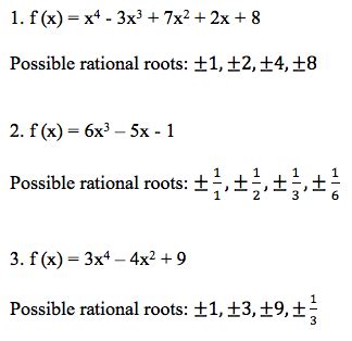 RATIONAL ROOT THEOREM