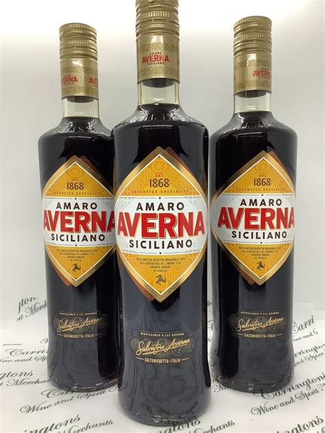 Amaro Averna Sicily 70cl Carringtons Fine Wines