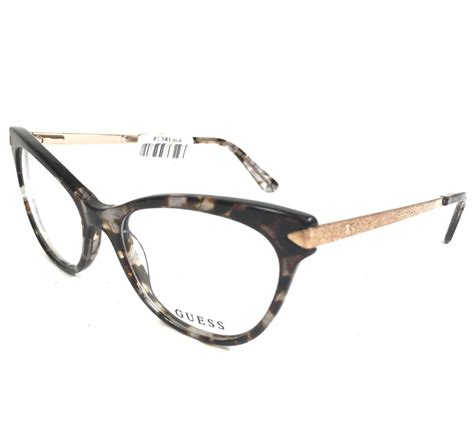 75 Off On Guess Eyeglasses Frames Gu2683 020 Brown Gray Tortoise Gold Sparkly 52 17 140