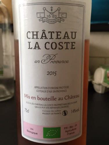 Ch Teau La Coste Coteaux D Aix En Provence Ros Vivino Us