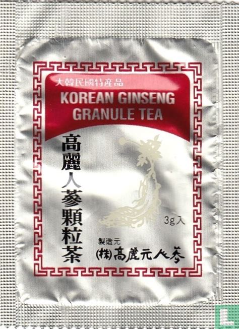 Ginseng Granule Tea Korean One Ginseng Co Ltd Lastdodo