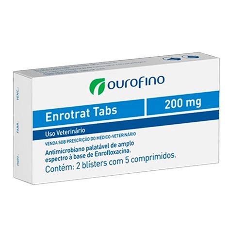 ENROTRAT TABS 200MG CX C 10 COMP Shop Região