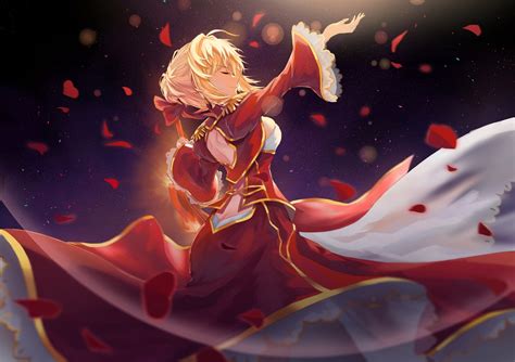 Nero Claudius Red Saber 4k Ultra Hd Anime Wallpaper