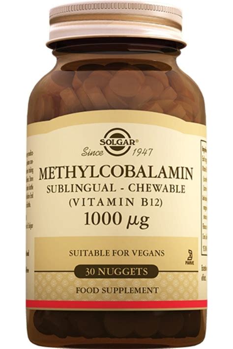 Solgar Methylcobalamin B Mcg Dilalt Tablet Fiyat