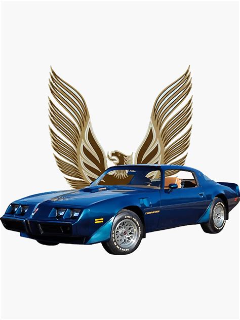 1979 Pontiac Firebird Trans Am On Front And Back Sticker By