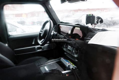 Mercedes Benz EQG Spied The Electric G Wagen Reveals Updated Cockpit