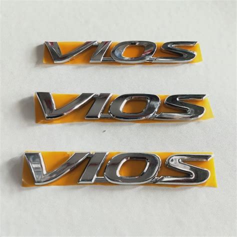 Jual Logo Emblem Bagasi Tulisan Vios Original Di Lapak 3 Solid Motor