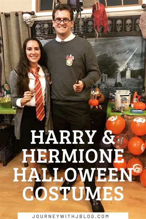 Harry And Hermione Diy Halloween Costumes Journey With J