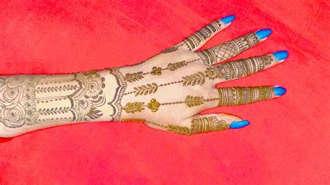 Back Hand Mehndi Design New Style Mehndi Design Sawan And Haryali