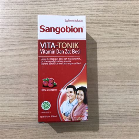 Jual Sangobion Vita Tonik Ml Shopee Indonesia