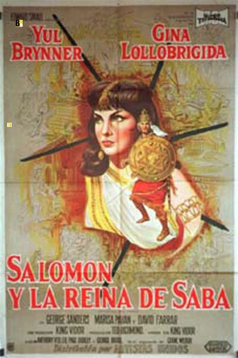 SALOMON Y LA REINA DE SABA 1959Dir KING VIDORCast YUL BRYNNERGINA