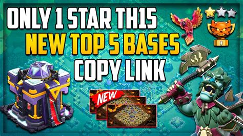 Top New Th War Bases Link Only Star Town Hall Base Best