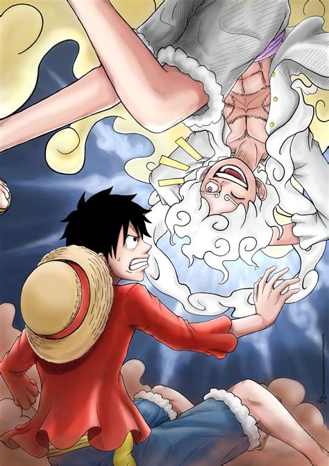 One Piece_Luffy and Nika gear 5 by fnstephanie on DeviantArt