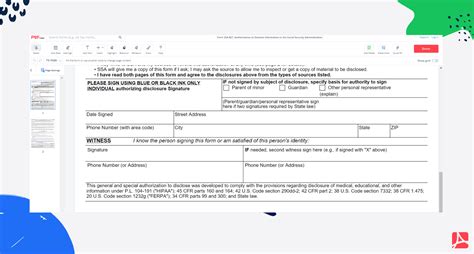 Form Ssa 827 Authorization To Disclose Information To Ssa — Pdfliner