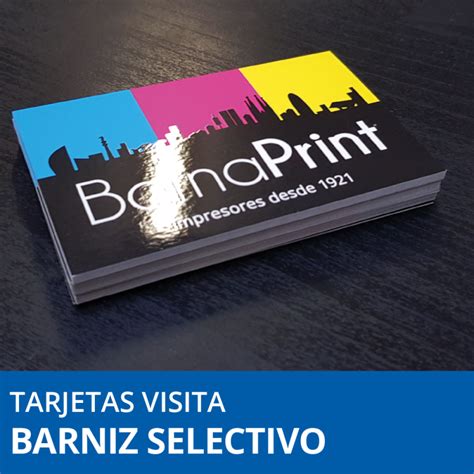 Tarjetas De Visita Con Barniz Uv