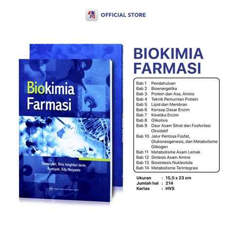 Jual Buku Biokimia Farmasi Ugm Press Buku Kesehatan Dan Kedokteran