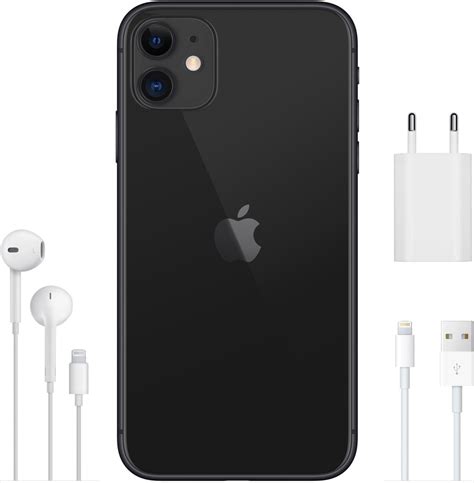 Смартфон Apple iPhone 11 64Gb Черный купить по выгодной цене с