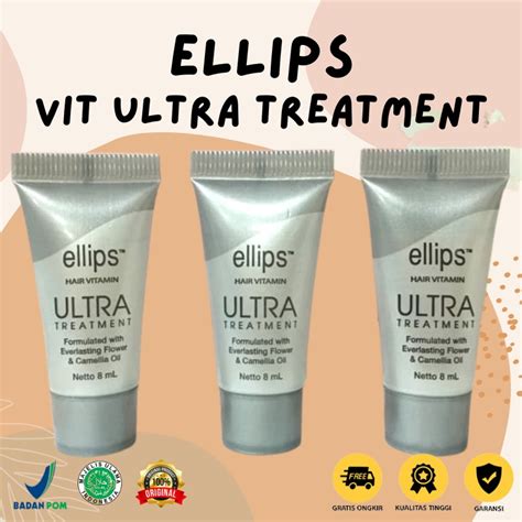 Jual Ellips Hair Vitamin Ultra Treatment Tube Rambut Serum Elips