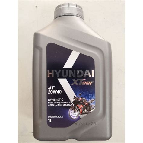 Hyundai Xteer W T Oil Synthetic Base Korea Formula Original