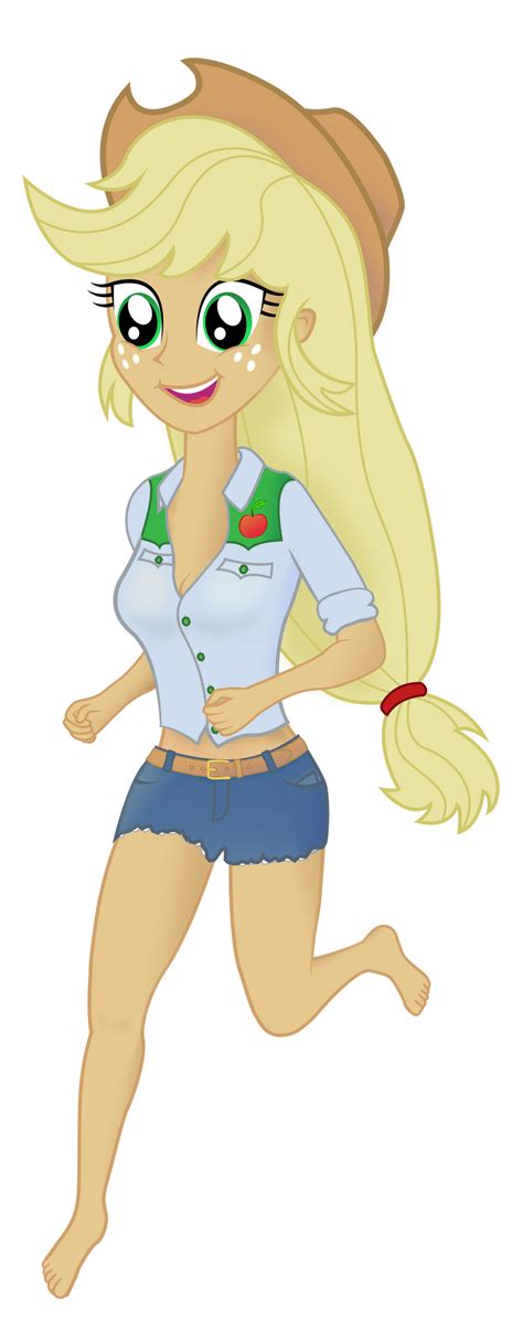 Applejack Equestria Girls By Ogoroman On Deviantart