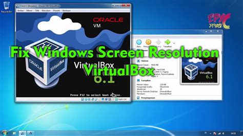 Fix Windows Screen Resolution In Virtualbox Youtube