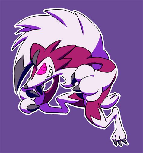 Lycanroc Midnight Form By Megamario5599 On Deviantart