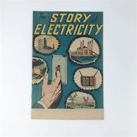 Vintage The Story Of Electricity 1980 Culver Publications Comic Book