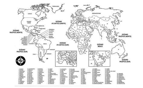 Planisferio con Nombres Entorno Turístico